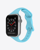 Bracelet Apple Watch en Silicone Slim - Bleu Saphir