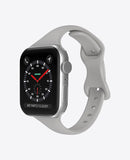 Bracelet Apple Watch en Silicone Slim - Gris