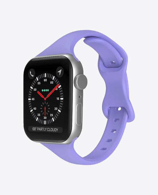 Bracelet Apple Watch en Silicone Slim - Lilas