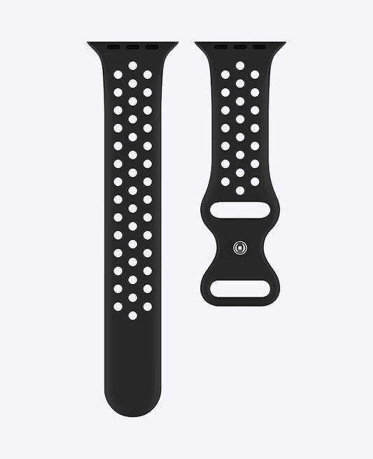 Bracelet Apple Watch Sport en Silicone - Noir