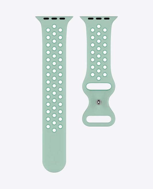 Bracelet Apple Watch Sport en Silicone - Vert Sauge