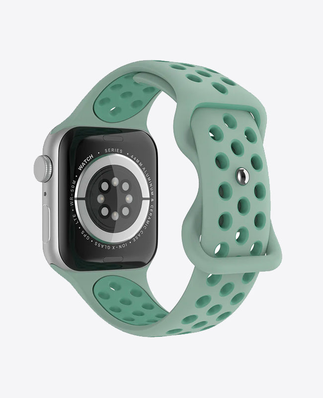 Bracelet Apple Watch Sport en Silicone - Vert Sauge