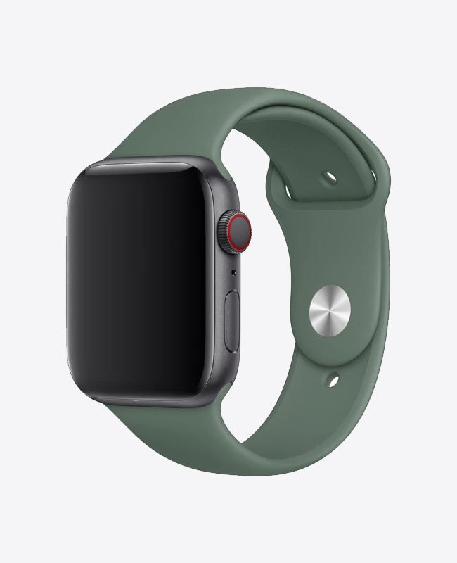 Bracelet Apple Watch en Silicone - Vert Foncé