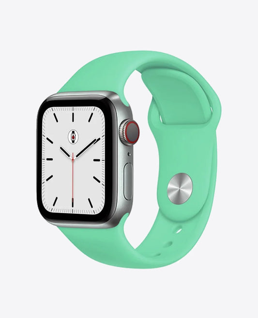 Bracelet Apple Watch en Silicone - Vert Menthe