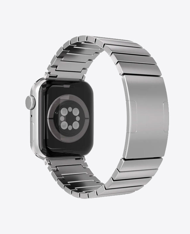 Bracelet Apple Watch en Titane Boucle Simple - Argent