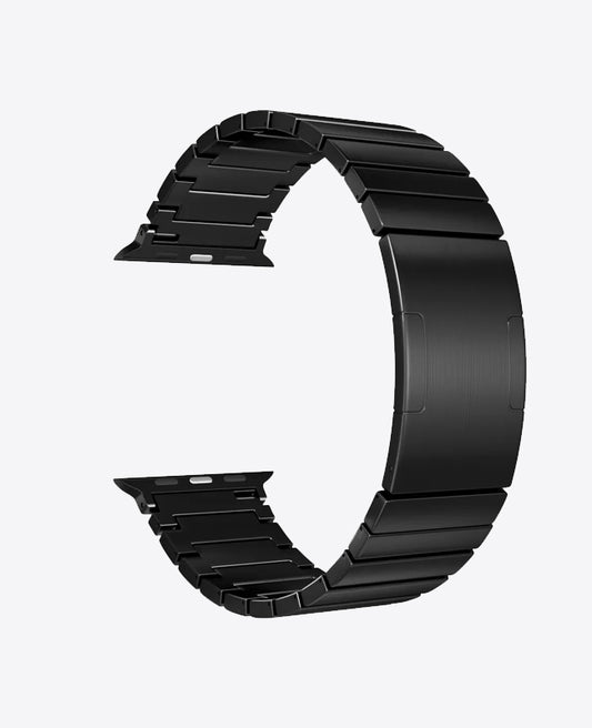 Bracelet Apple Watch en Titane Boucle Simple - Noir