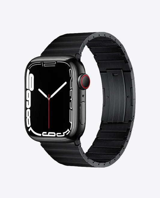 Bracelet Apple Watch en Titane Boucle Simple - Noir